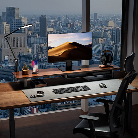 Liquid Monitor Desk Shelf