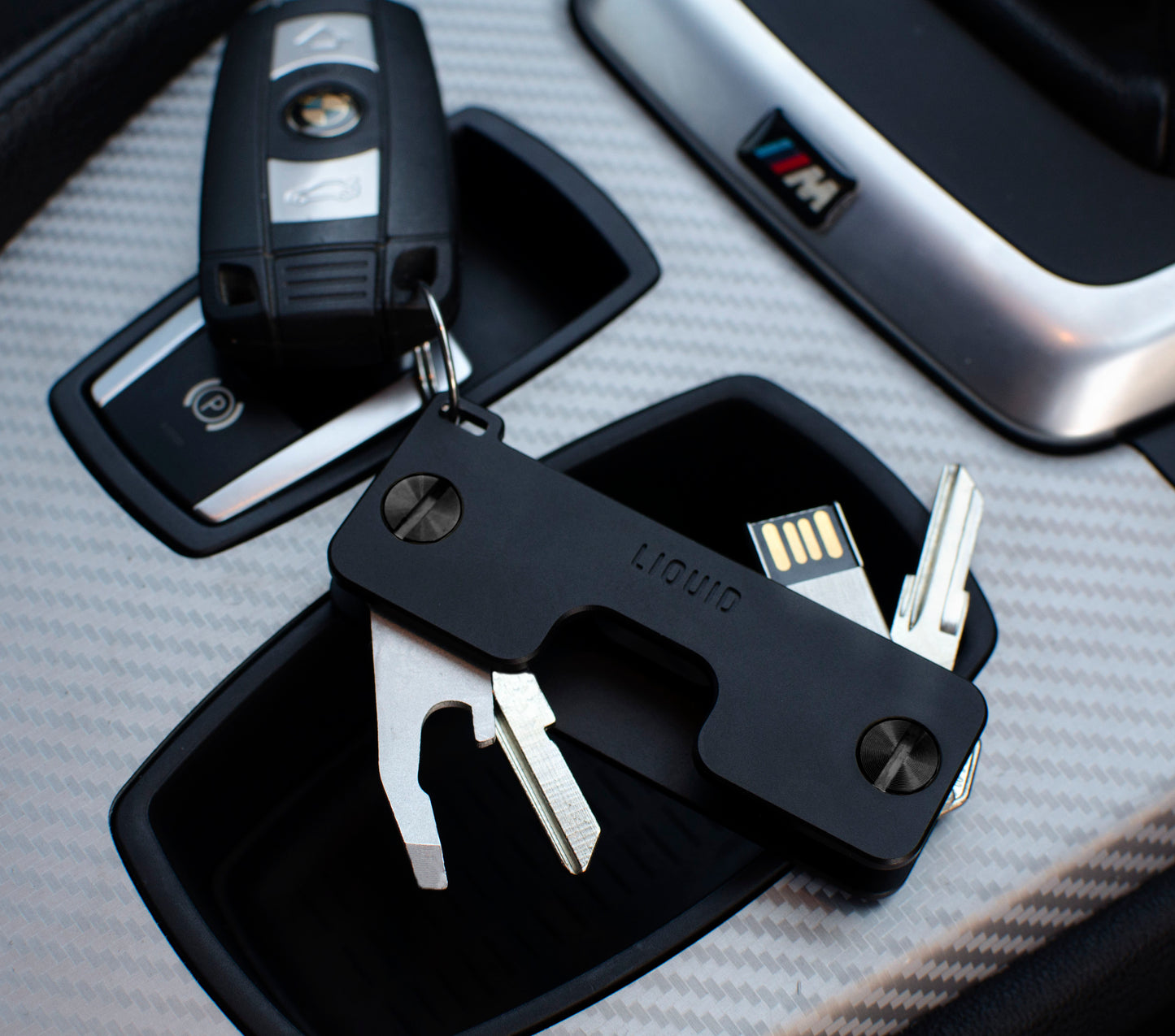 KeyCaddy Matte Black (Black Screws)