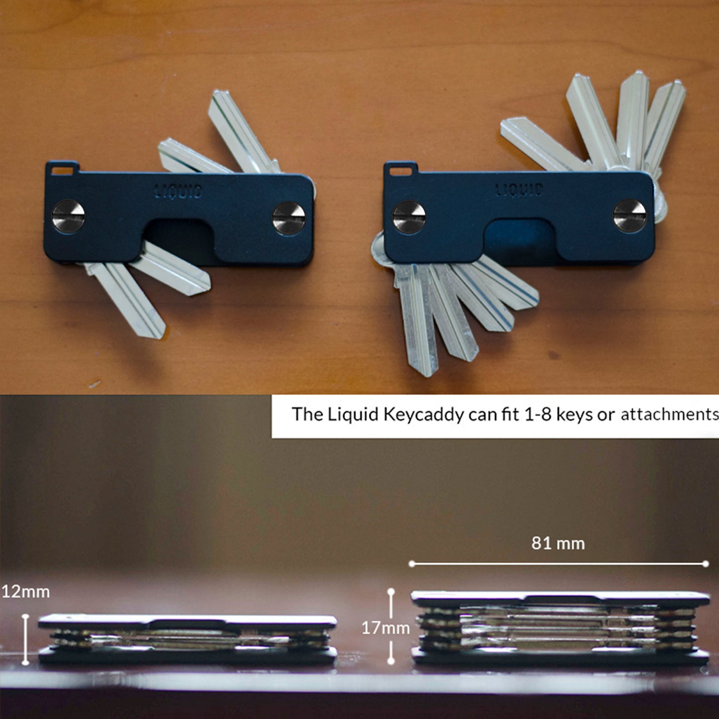 KeyCaddy Matte Black (Black Screws)