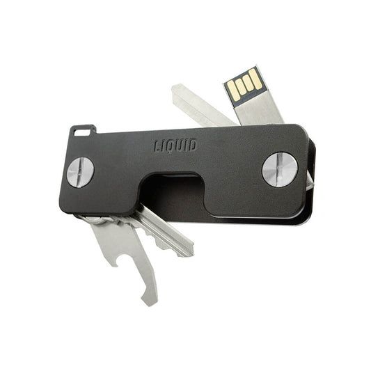 KeyCaddy Matte Black (Silver Screws)