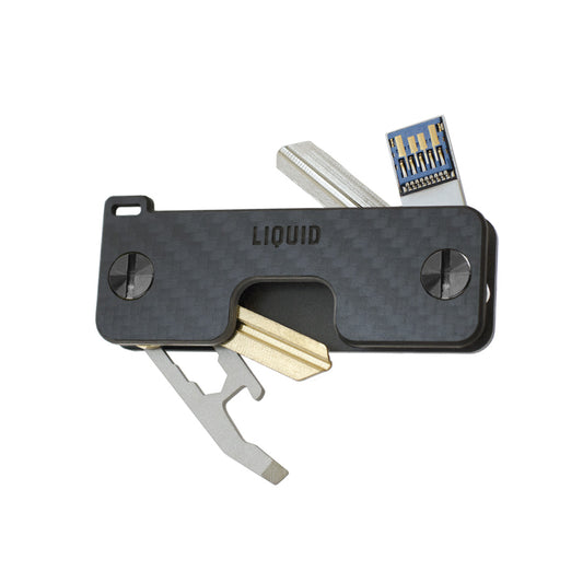 Carbon Fiber KeyCaddy Matte Black (Black Screws)