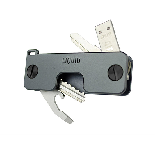 Gunmetal KeyCaddy (Black Screws)