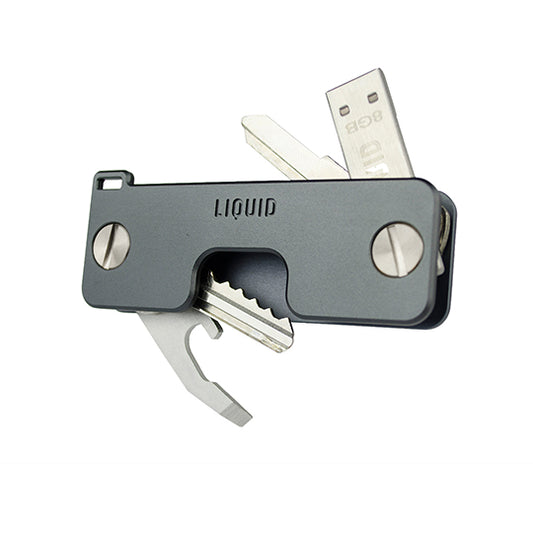 Gunmetal KeyCaddy (Silver Screws)