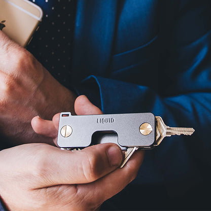 Gunmetal KeyCaddy (Brass Screws)