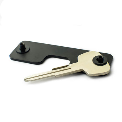 KeyCaddy Matte Black (Brass Screws)