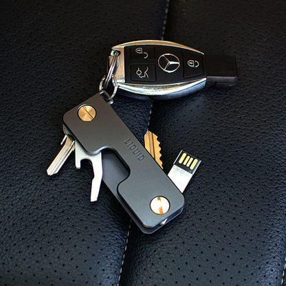 Gunmetal KeyCaddy (Brass Screws)