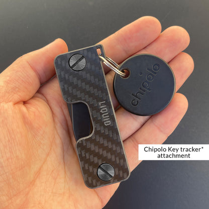 Carbon Fiber KeyCaddy Matte Black (Black Screws)