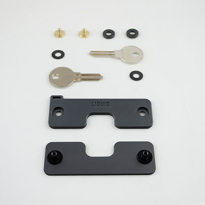 Gunmetal KeyCaddy (Brass Screws)