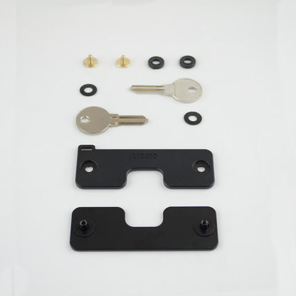 KeyCaddy Matte Black (Brass Screws)