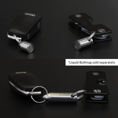 KeyCaddy Matte Black (Silver Screws)