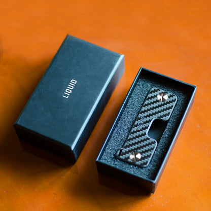 Carbon Fiber KeyCaddy Matte Black (Black Screws)