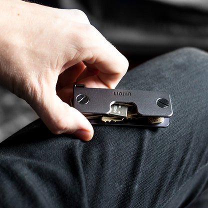 Gunmetal KeyCaddy (Black Screws)