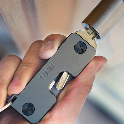 Gunmetal KeyCaddy (Black Screws)