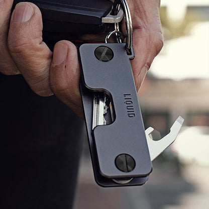 Gunmetal KeyCaddy (Black Screws)