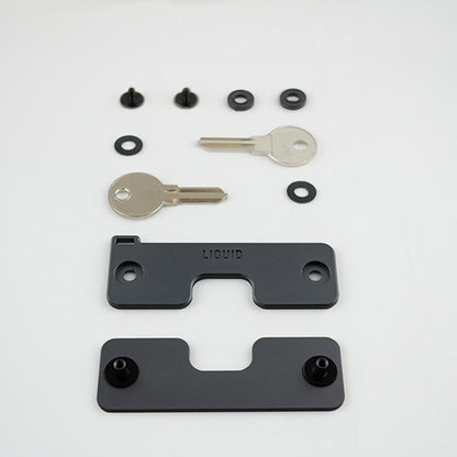 Gunmetal KeyCaddy (Black Screws)