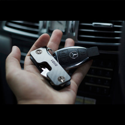 Carbon Fiber KeyCaddy Matte Black (Black Screws)