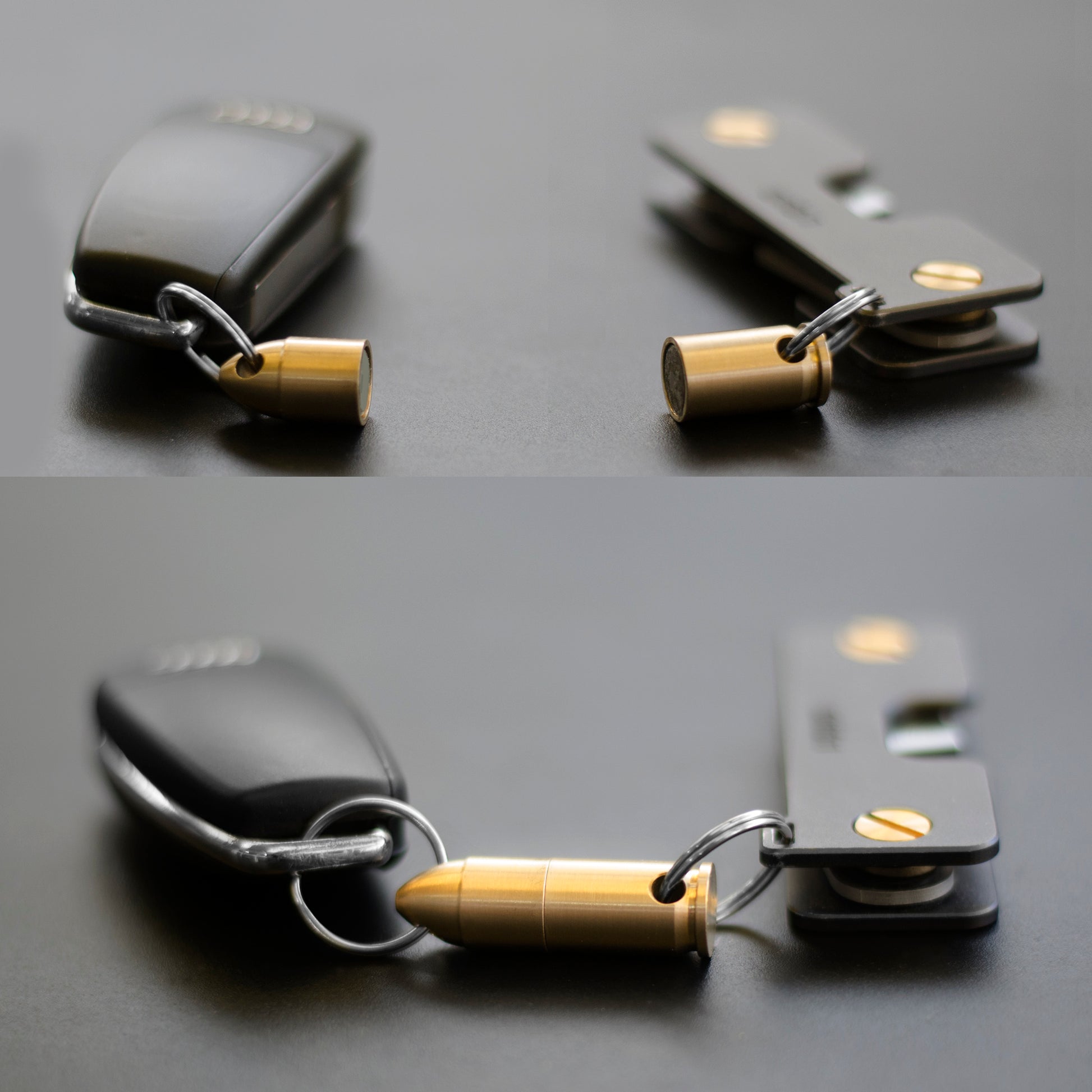Titanium Keychain EDC Secure Key Quick Release Easy Access Keys